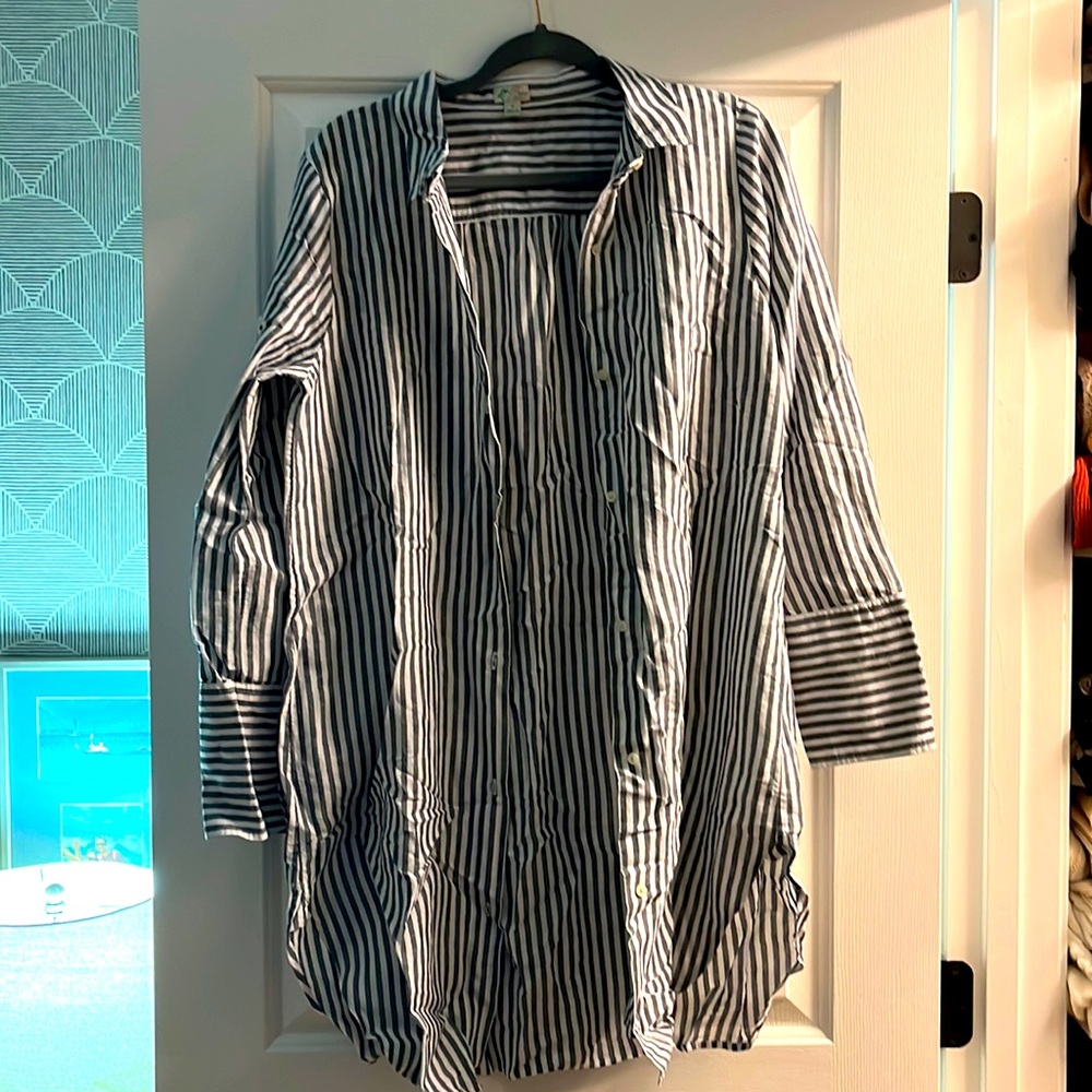 NWOT J Crew Beach cover up, size M